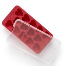 תבנית קרח לבבות, גומי + מכסה פלסטיק שקוף Lekue מבית Brabantia + הנחה 10% לנרשמים לניוזלטר